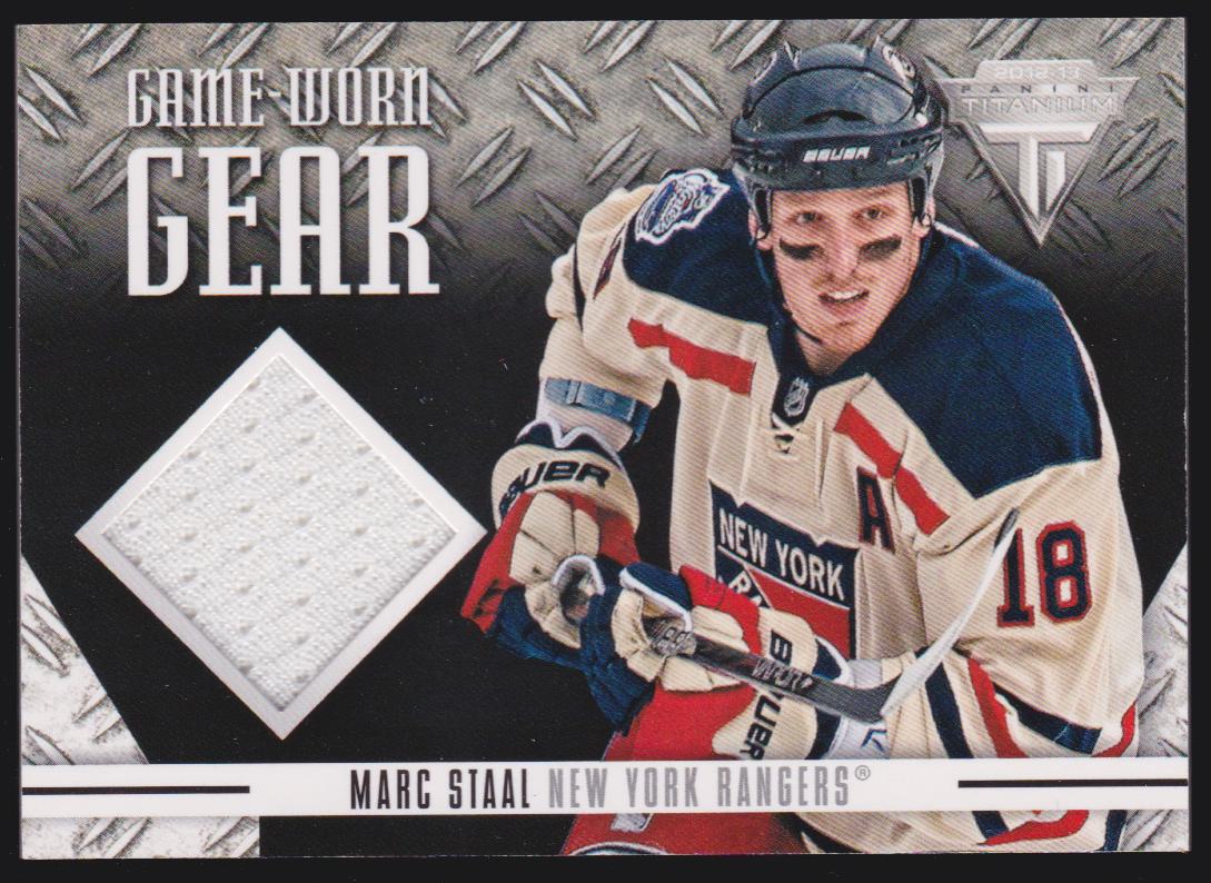 (image for) 2012-13 Panini Titanium Game Worn Gear #GGMS Marc Staal - Jerseys