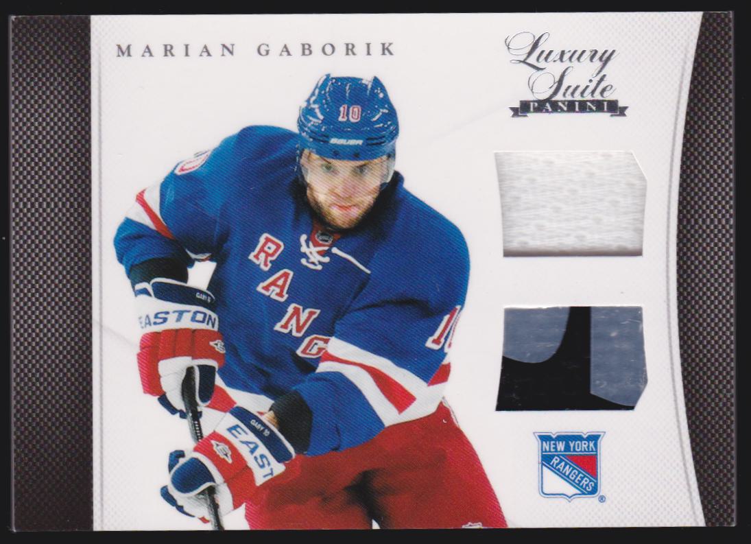 (image for) 2011-12 Luxury Suite #33 Marian Gaborik / Jerseys & Stick