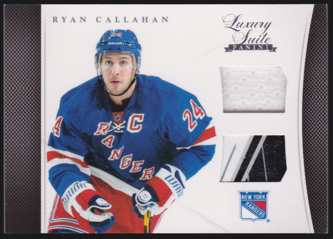 (image for) 2011-12 Luxury Suite #20 Ryan Callahan / Jerseys & Stick