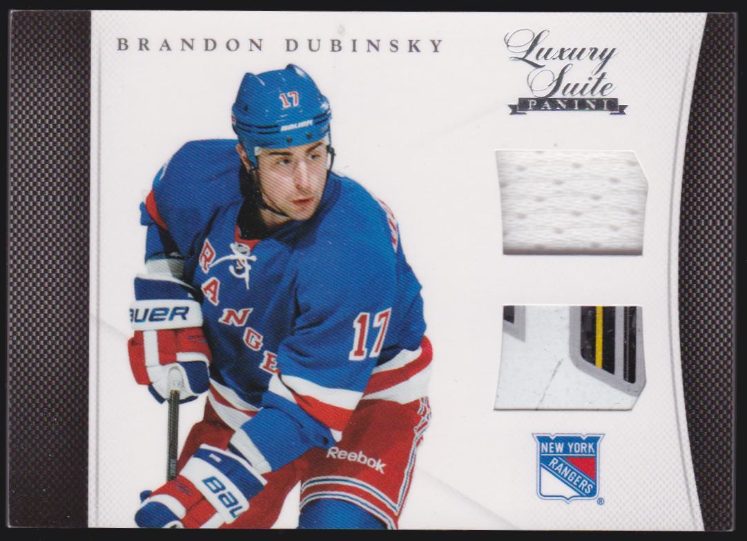 (image for) 2011-12 Luxury Suite #15 Brandon Dubinsky / Jerseys & Stick