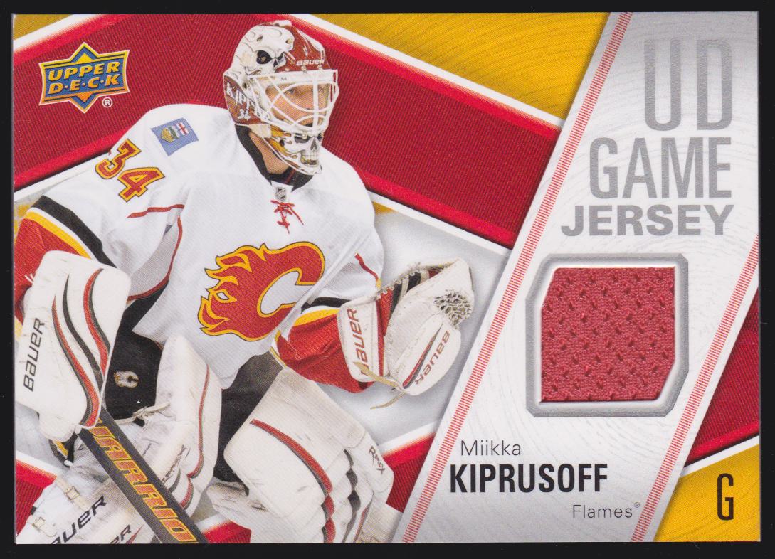(image for) 2011-12 Upper Deck Game Jerseys #GJMK Miikka Kiprusoff