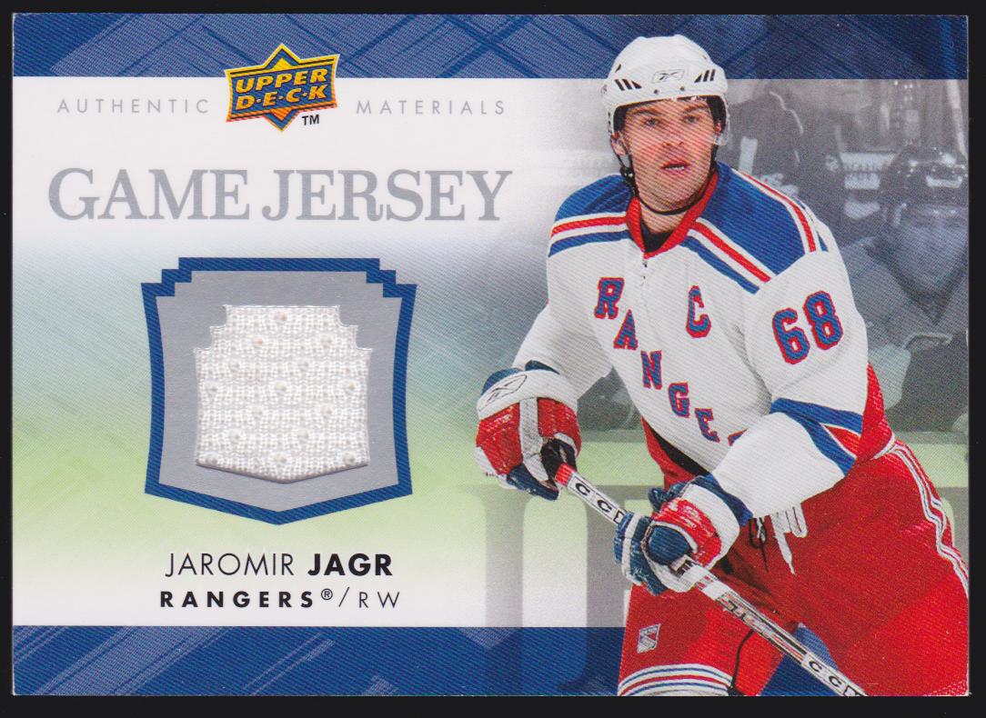 2007-08 Upper Deck Game Jerseys #GJ2JJ Jaromir Jagr (image for) 2007-08 Upper Deck Game Jerseys #GJ2JJ Jaromir Jagr