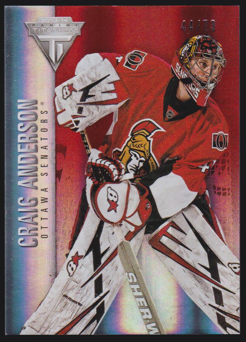 (image for) 2013-14 Panini Titanium Draft Position #20 Craig Anderson 44/73