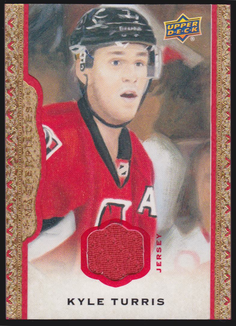 (image for) 2014-15 UD Masterpieces Memorabilia Framed Red Cloth #24 Kyle Turris - Jerseys