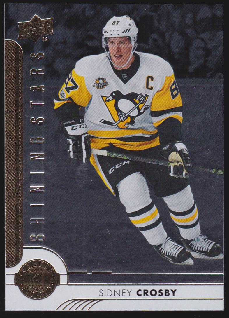 2017-18 Upper Deck Shining Stars Centers #SSC9 Sidney Crosby (image for) 2017-18 Upper Deck Shining Stars Centers #SSC9 Sidney Crosby