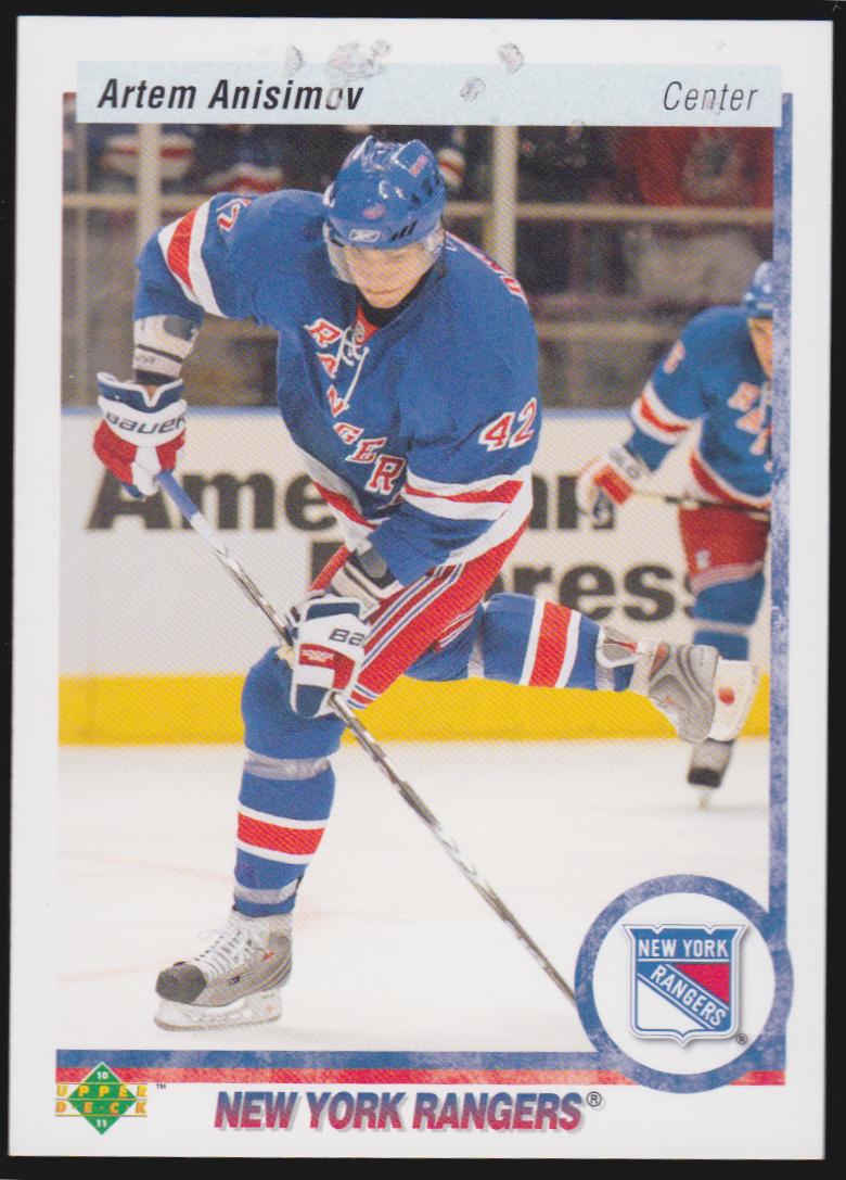 (image for) 2010-11 Upper Deck 20th Anniversary Parallel #73 Artem Anisimov
