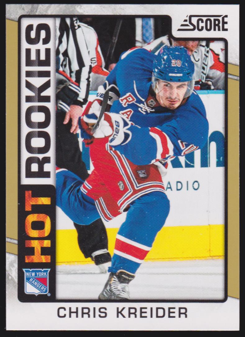 (image for) 2012-13 Score Gold Rush #543 Chris Kreider Hot Rookies