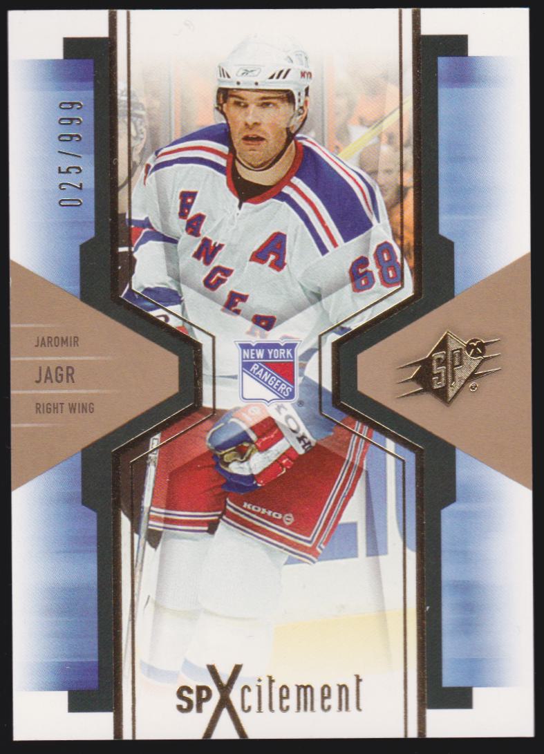 (image for) 2006-07 SPx SPxcitement #X66 Jaromir Jagr 025/999