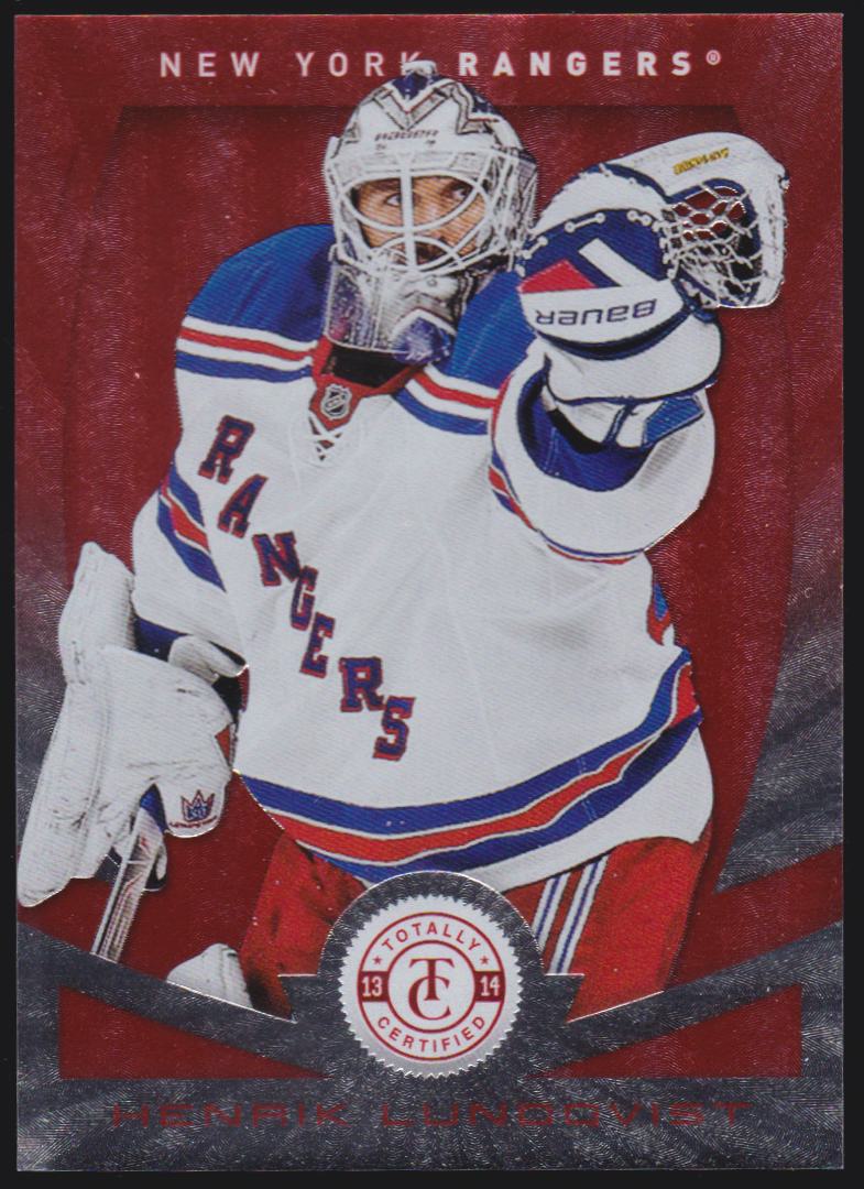 (image for) 2013-14 Totally Certified Platinum Red #65 Henrik Lundqvist