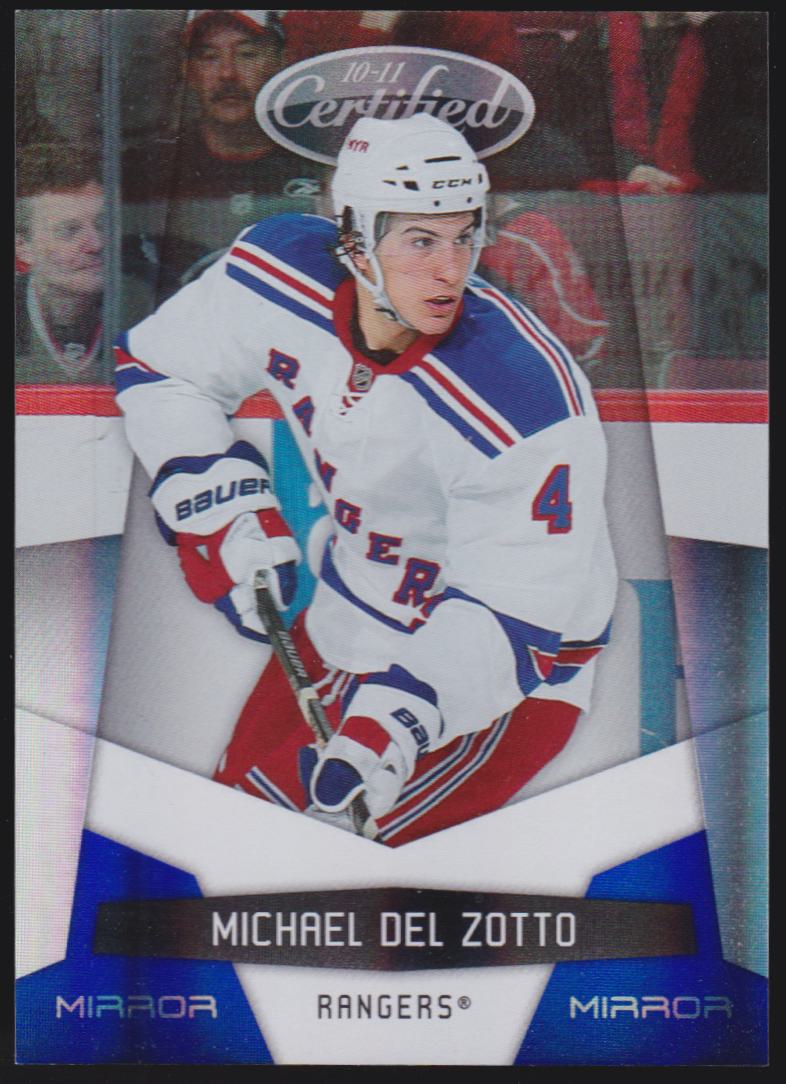 (image for) 2010-11 Certified Mirror Blue #98 Michael Del Zotto 071/100