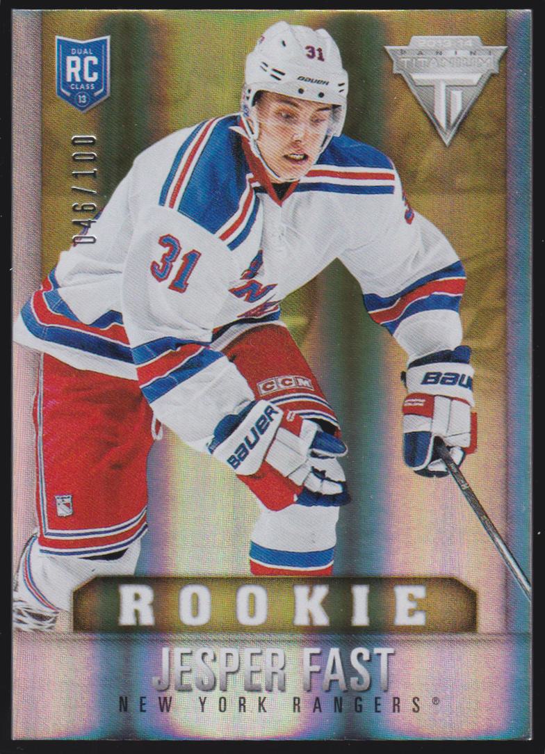 (image for) 2013-14 Panini Titanium Draft Position #242 Jesper Fast 046/100 - RC Year