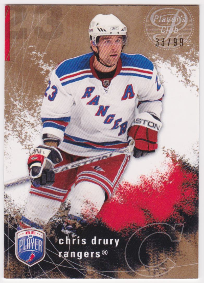 (image for) 2007-08 Be A Player Player's Club #128 Chris Drury 33/99