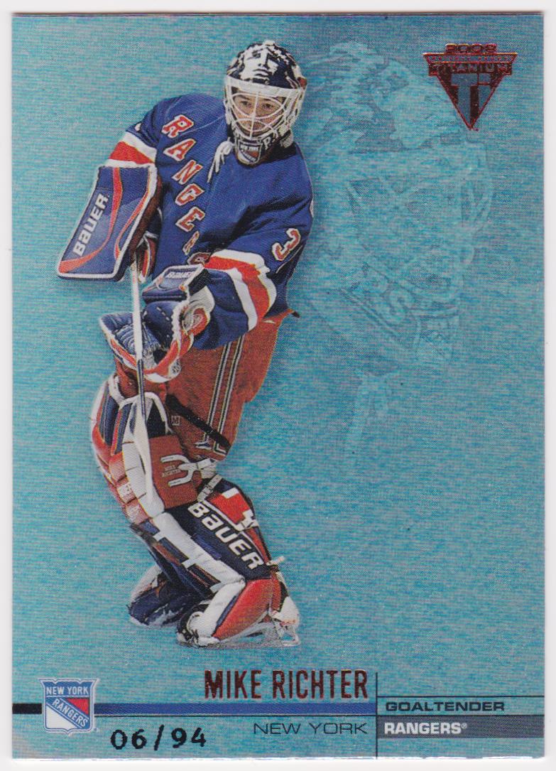 2001-02 Titanium Hobby Red #96 Mike Richter 06/94 (image for) 2001-02 Titanium Hobby Red #96 Mike Richter 06/94