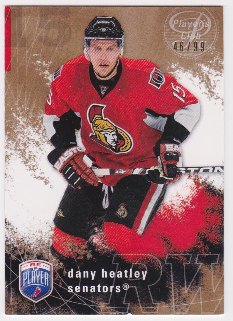 (image for) 2007-08 Be A Player Player's Club #134 Dany Heatley 46/99