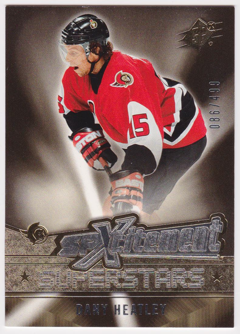 (image for) 2005-06 SPx Xcitement Superstars #XSDH Dany Heatley 086/499