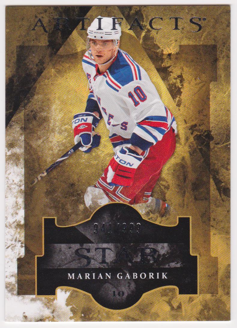 2011-12 Artifacts #133 Marian Gaborik Star 941/999 (image for) 2011-12 Artifacts #133 Marian Gaborik Star 941/999