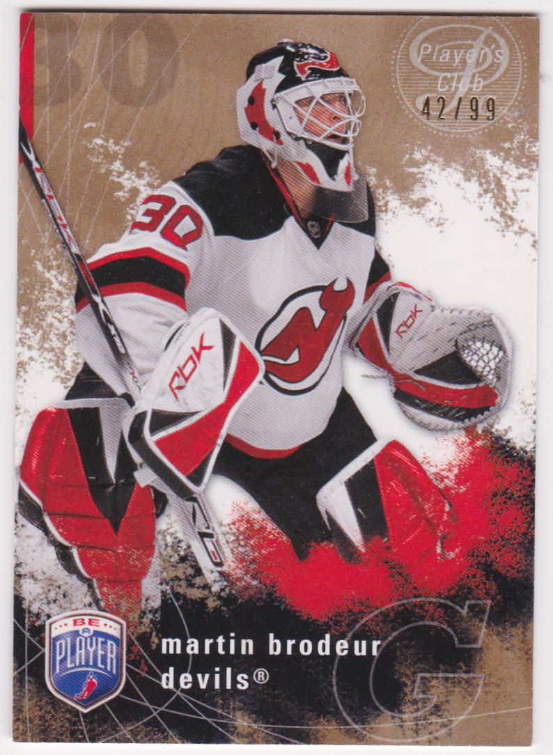 (image for) 2007-08 Be A Player Player's Club #114 Martin Brodeur 42/99