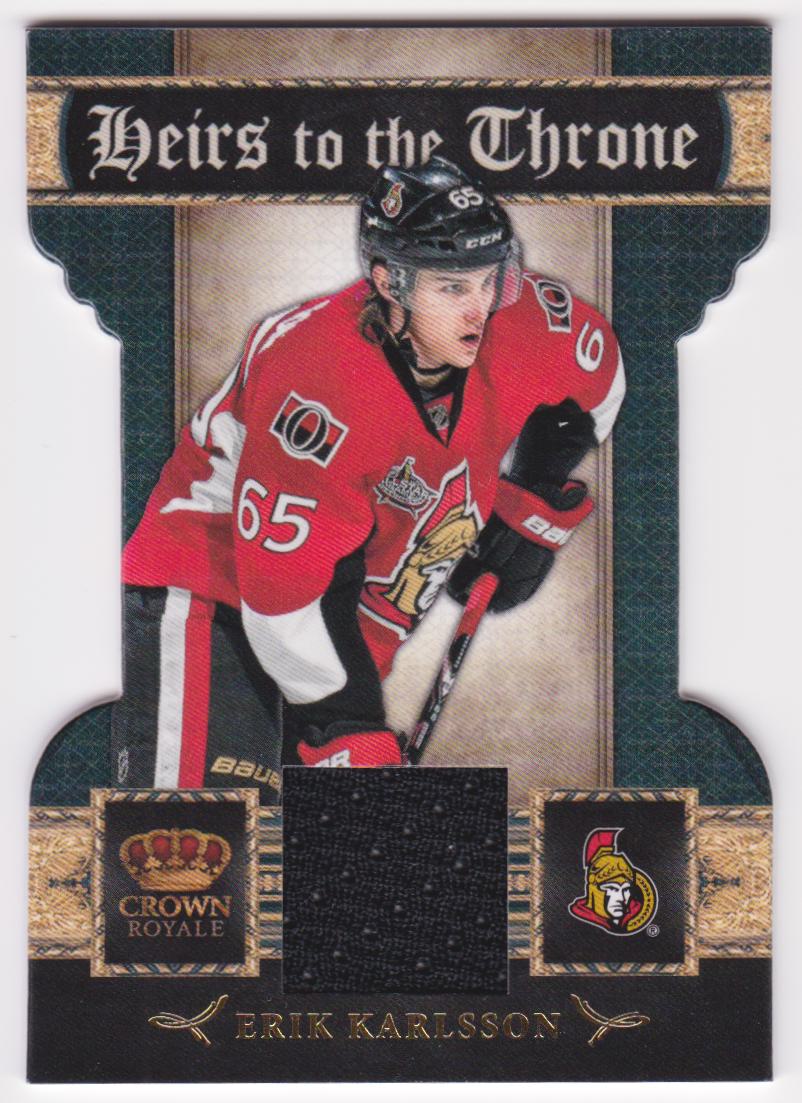(image for) 2011-12 Crown Royale Heirs To The Throne Materials #27 Erik Karlsson - Jerseys