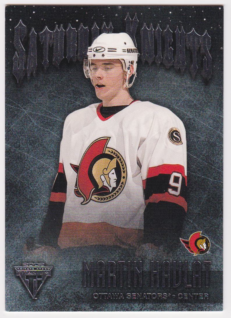 2001-02 Titanium Saturday Knights #16 Martin Havlat (image for) 2001-02 Titanium Saturday Knights #16 Martin Havlat