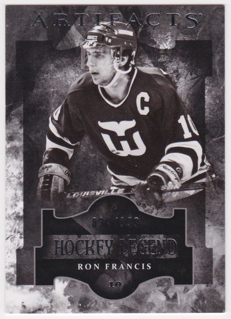 2011-12 Artifacts #110 Ron Francis - Hockey Legend - 830/999 (image for) 2011-12 Artifacts #110 Ron Francis - Hockey Legend - 830/999