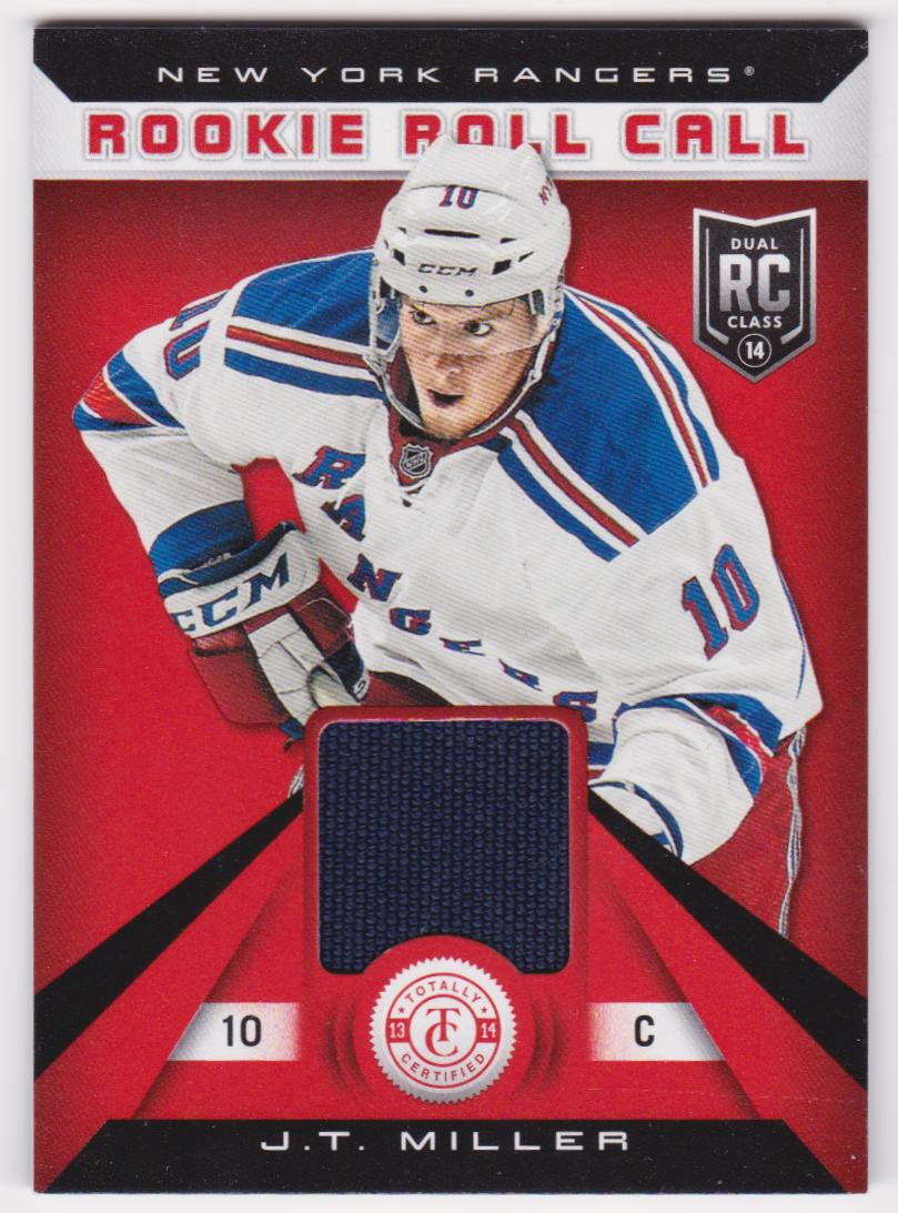 (image for) 2013-14 Totally Certified Rookie Roll Call Jerseys Red #RRJTM J.T. Miller - RC Year
