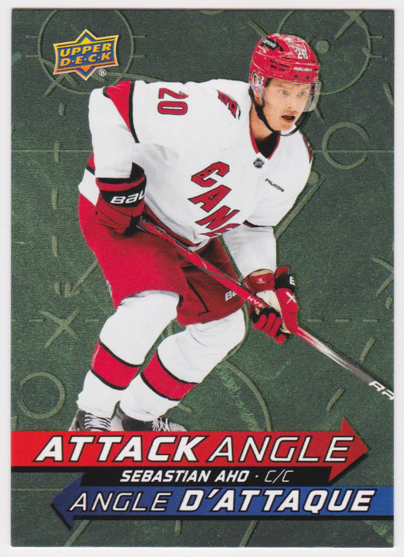 (image for) 2025-26 Upper Deck Tim Hortons Attack Angle #AA9 Sebastian Aho