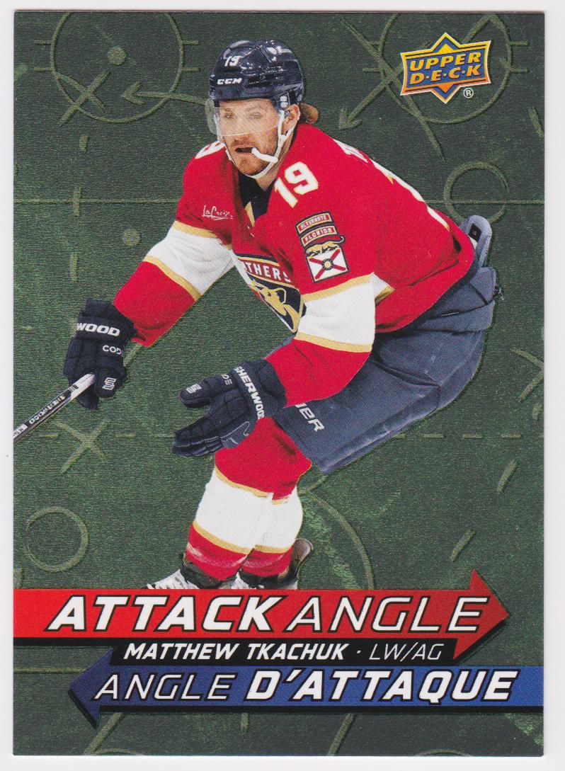 (image for) 2025-26 Upper Deck Tim Hortons Attack Angle #AA3 Matthew Tkachuk