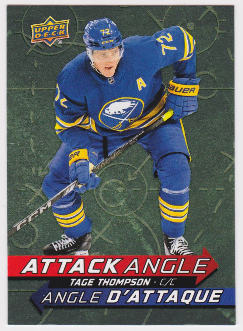 (image for) 2025-26 Upper Deck Tim Hortons Attack Angle #AA15 Tage Thompson