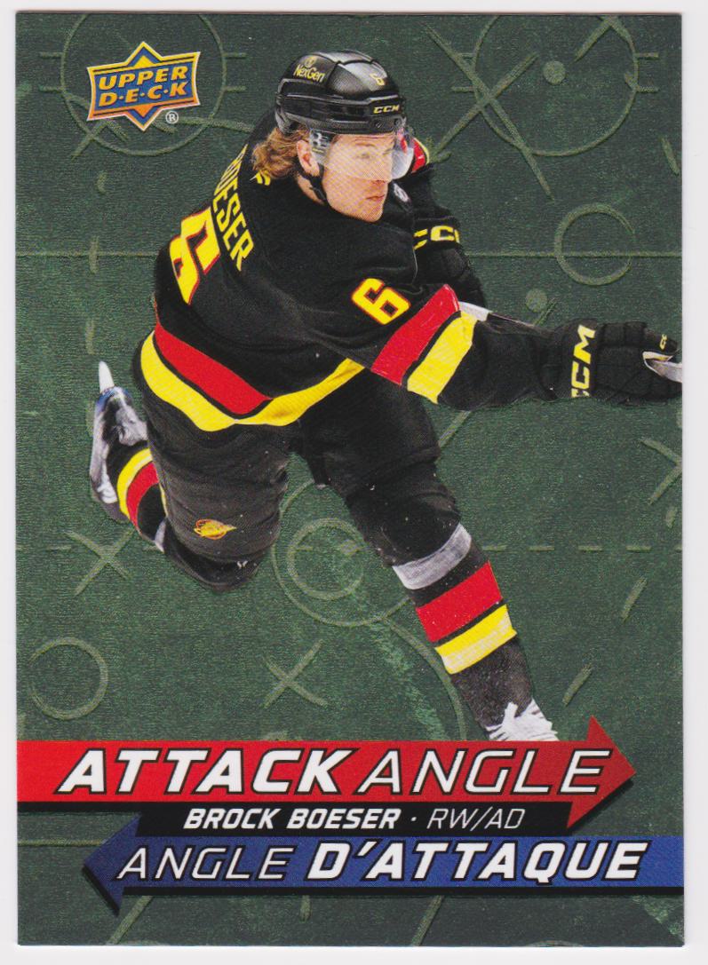 (image for) 2025-26 Upper Deck Tim Hortons Attack Angle #AA12 Brock Boeser