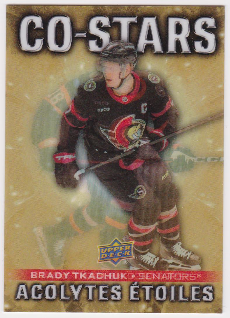 2025-26 Upper Deck Tim Hortons Co-Stars #CO3 Brady Tkachuk/Tim Stutzle (image for) 2025-26 Upper Deck Tim Hortons Co-Stars #CO3 Brady Tkachuk/Tim Stutzle