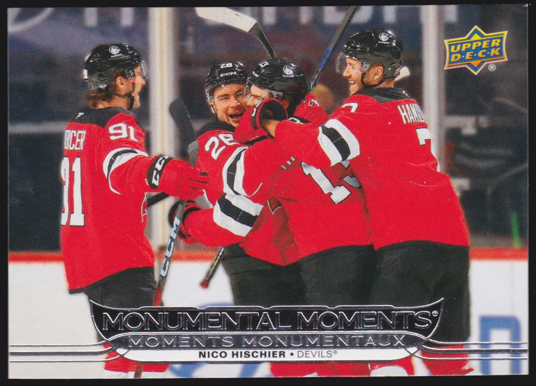(image for) 2025-26 Upper Deck Tim Hortons Monumental Moments #MM11 Nico Hischier
