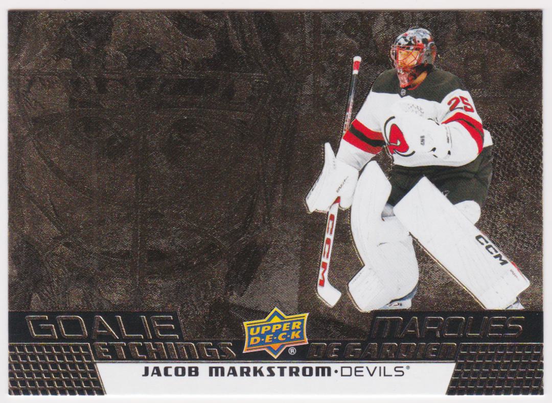 (image for) 2025-26 Upper Deck Tim Hortons Goalie Etchings #GE1 Jacob Markstrom