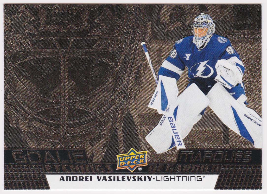 (image for) 2025-26 Upper Deck Tim Hortons Goalie Etchings #GE4 Andrei Vasilevskiy