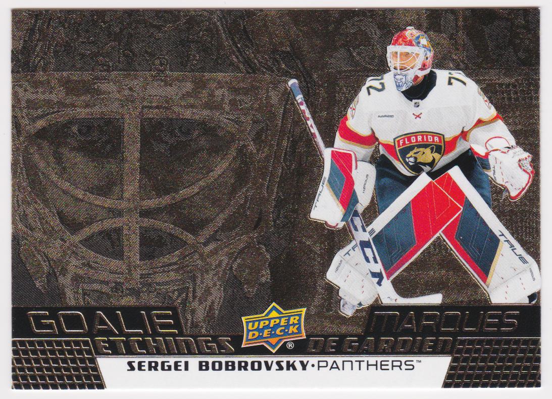 (image for) 2025-26 Upper Deck Tim Hortons Goalie Etchings #GE8 Sergei Bobrovsky
