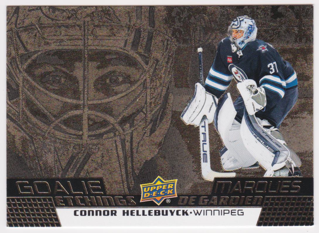 (image for) 2025-26 Upper Deck Tim Hortons Goalie Etchings #GE14 Connor Hellebuyck