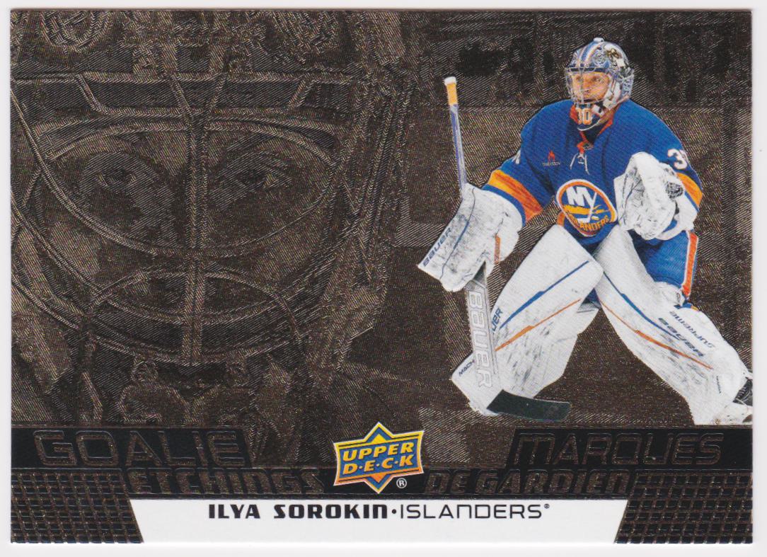 (image for) 2025-26 Upper Deck Tim Hortons Goalie Etchings #GE12 Ilya Sorokin