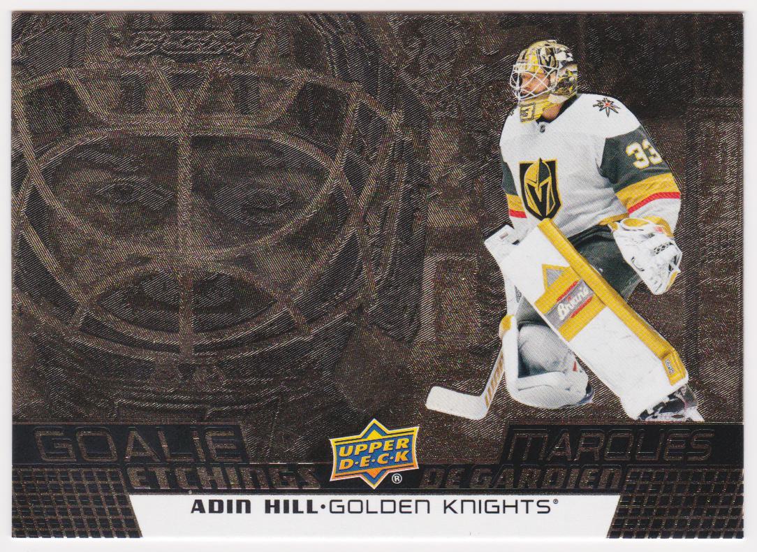 (image for) 2025-26 Upper Deck Tim Hortons Goalie Etchings #GE18 Adin Hill