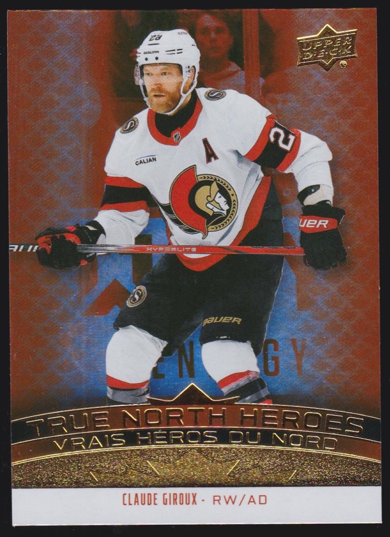 2025-26 Upper Deck Tim Hortons True North Heroes #TNH10 Claude Giroux (image for) 2025-26 Upper Deck Tim Hortons True North Heroes #TNH10 Claude Giroux
