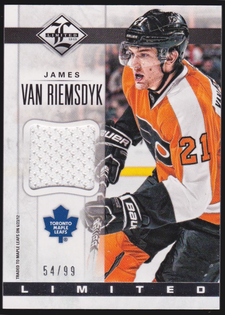 (image for) 2012-13 Limited Materials #LJJV James van Riemsdyk 54/99
