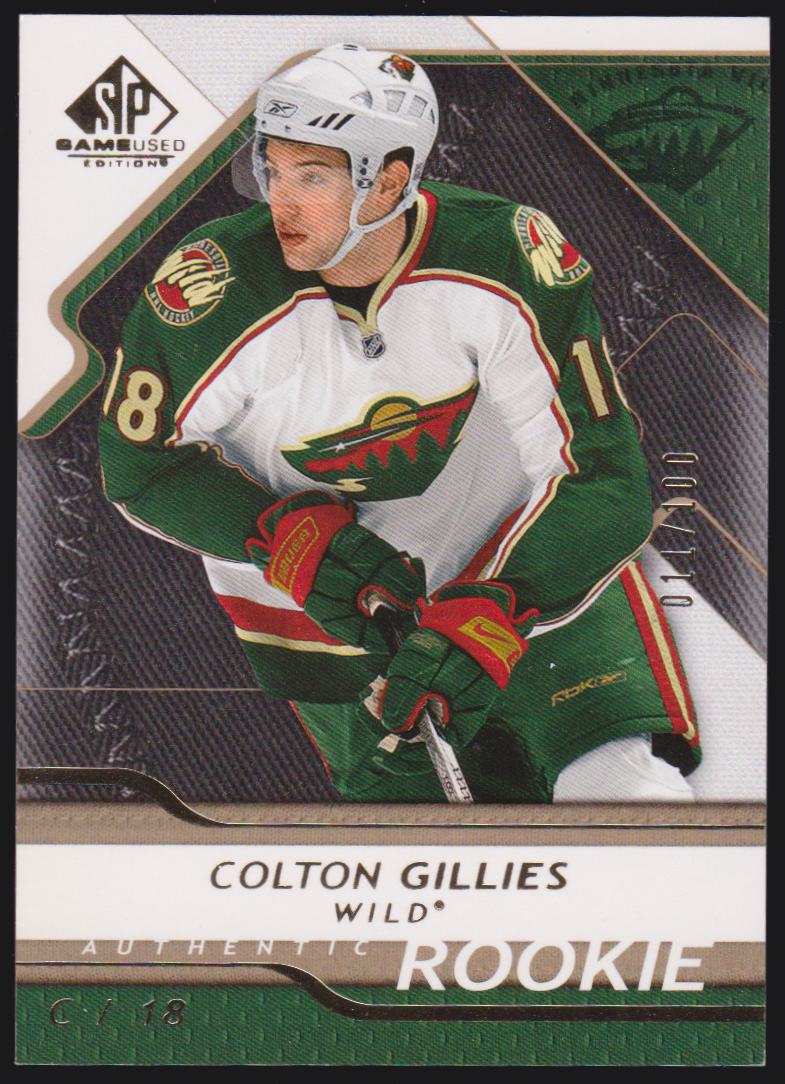 (image for) 2008-09 SP Game Used Gold #155 Colton Gillies 011/100