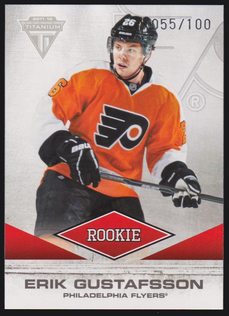 (image for) 2011-12 Panini Titanium Spectrum #175 Erik Gustafsson 055/100