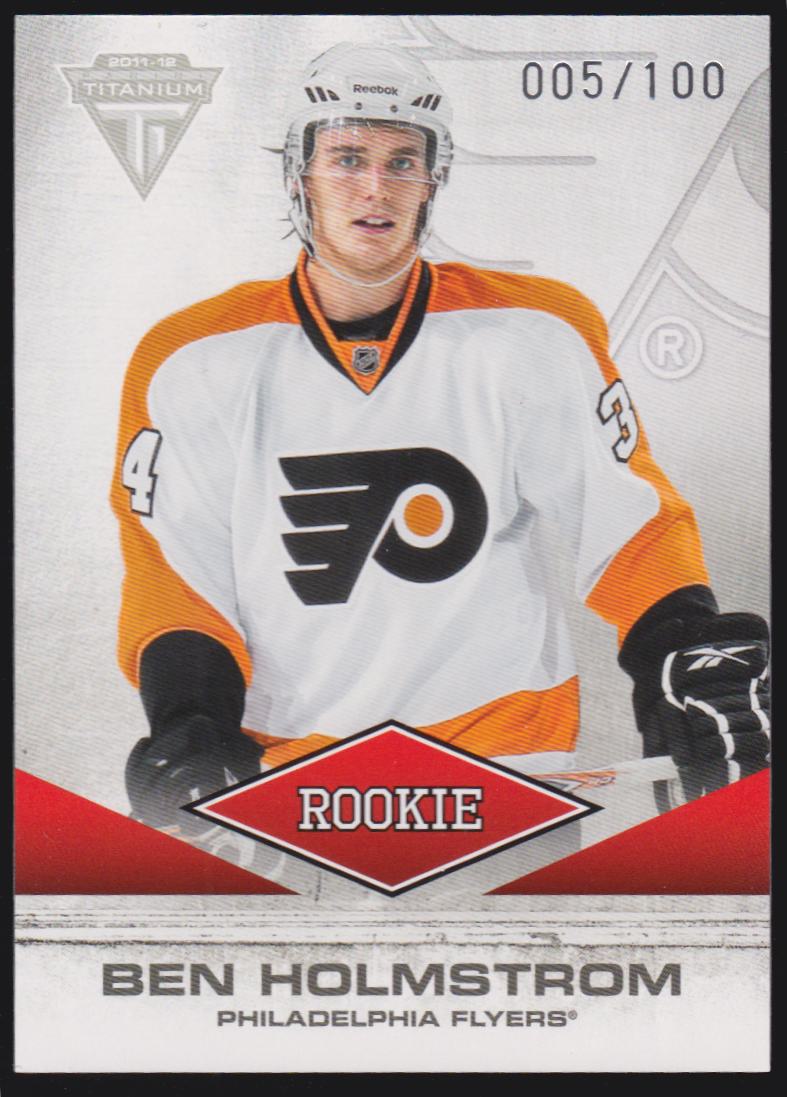 (image for) 2011-12 Panini Titanium Spectrum #181 Ben Holmstrom 005/100