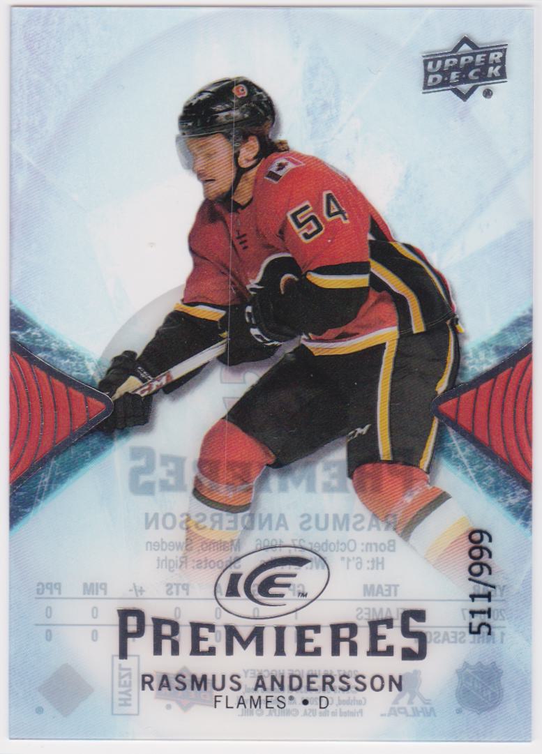 (image for) 2017-18 Upper Deck Ice #140 Rasmus Andersson 511/999 RC
