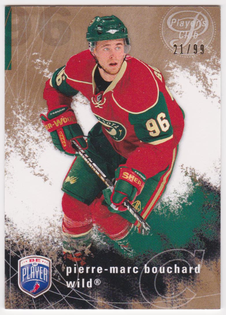 (image for) 2007-08 Be A Player Player's Club #96 Pierre-Marc Bouchard 21/99