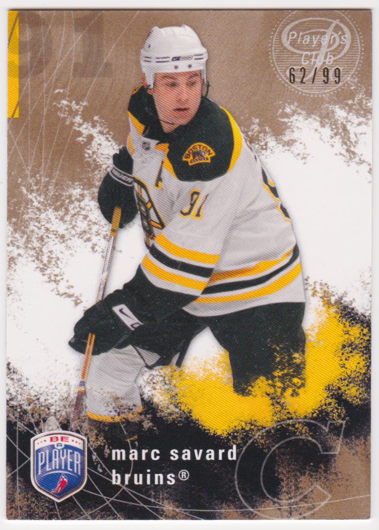 (image for) 2007-08 Be A Player Player's Club #15 Marc Savard 62/99