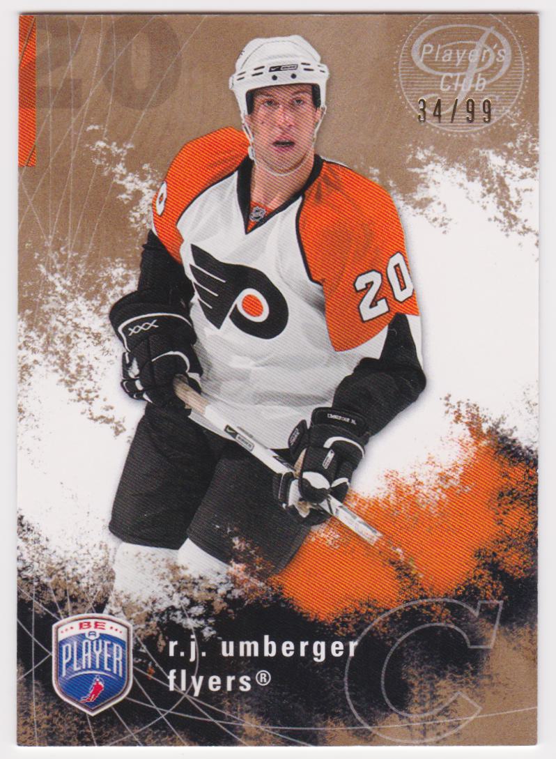 (image for) 2007-08 Be A Player Player's Club #147 R. J. Umberger 34/99