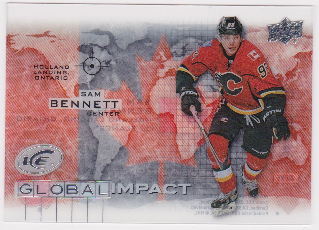 (image for) 2015-16 Upper Deck Ice Global Impact #GISB Sam Bennett - RC Year