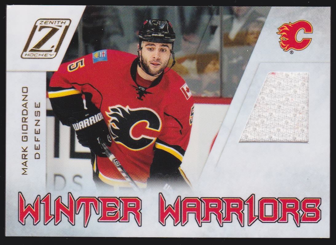 (image for) 2010-11 Zenith Winter Warriors Materials #MG Mark Giordano