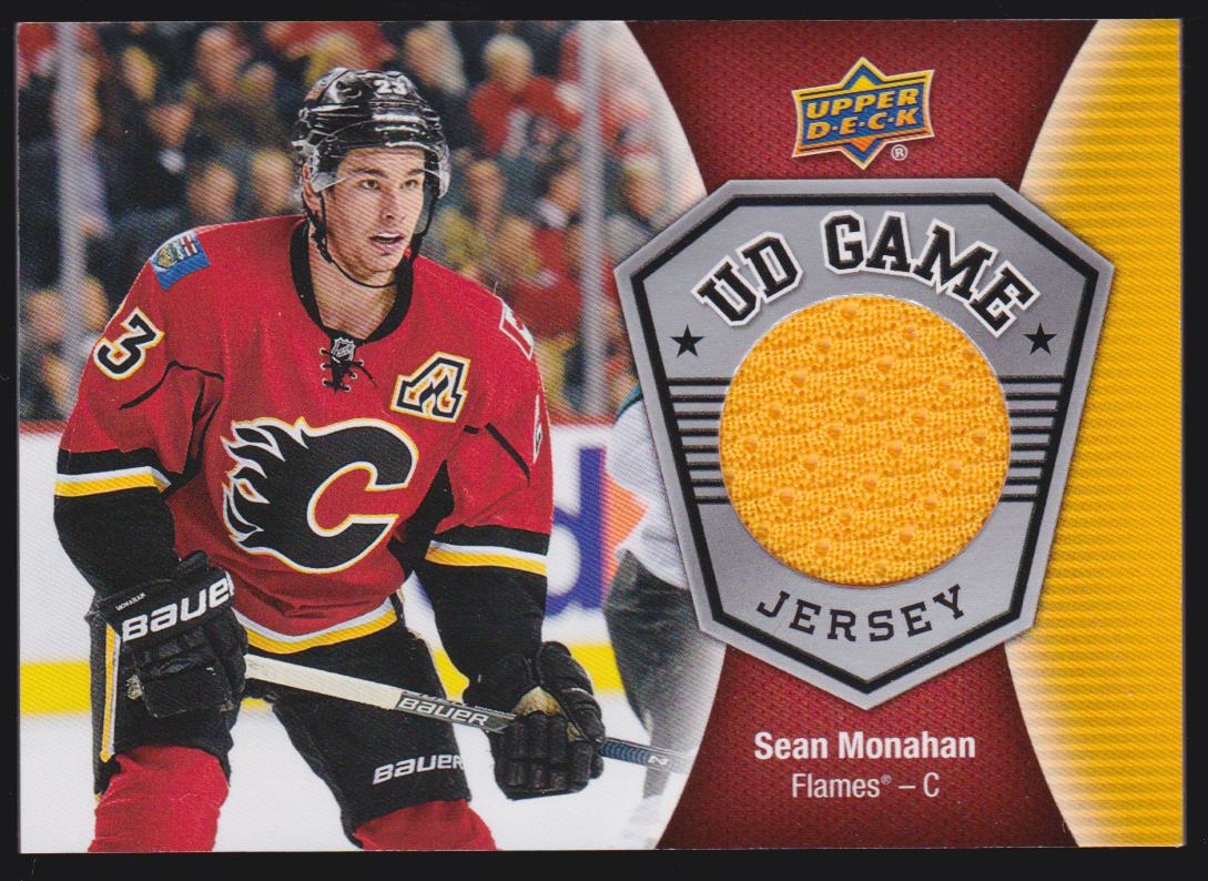 2016-17 Upper Deck Game Jerseys #GJSM Sean Monahan (image for) 2016-17 Upper Deck Game Jerseys #GJSM Sean Monahan