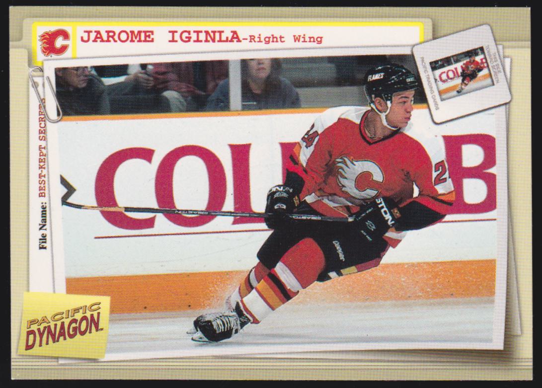 1997-98 Pacific Dynagon Best Kept Secrets #13 Jarome Iginla (image for) 1997-98 Pacific Dynagon Best Kept Secrets #13 Jarome Iginla